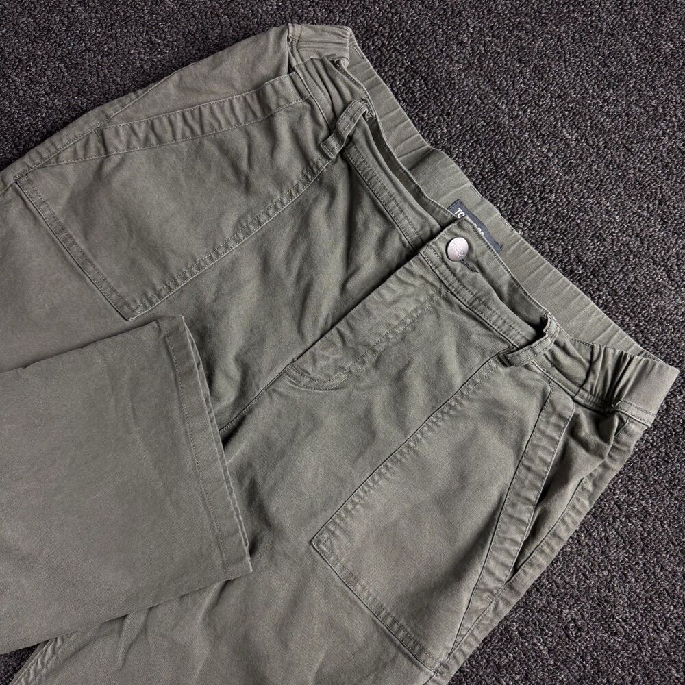 Toad & Co Women's 8 Army Green Earthworks Straight Leg Pant Hiking Gorpcore